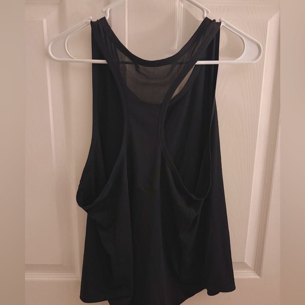 All in motion black racerback tank top